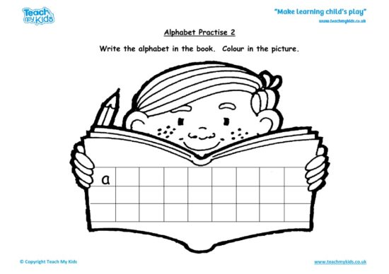 Worksheets for kids - alpahbet-practise-2